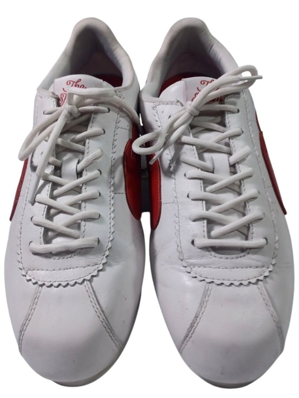 YG’S 4 Hunnid The Flame White Red Leather Shoes Men’s Size 11 sneakers - Picture 3 of 10